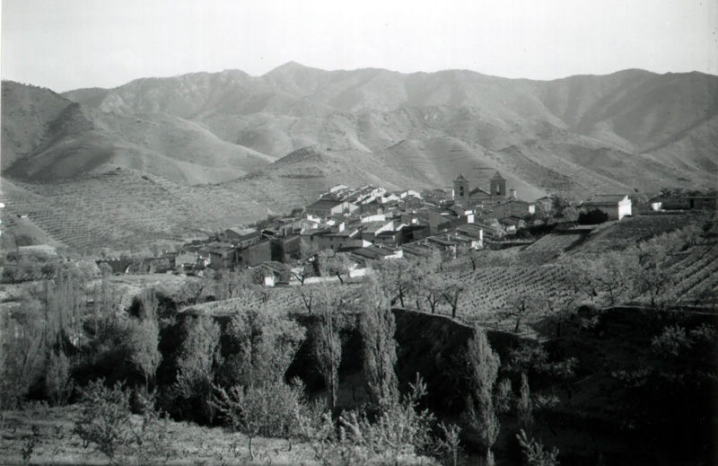 Cornudella, vista general des del camí de Sant Joan (1934)