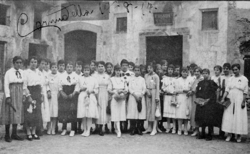 Festa de la Flor, Plaça de la Vila (1917)